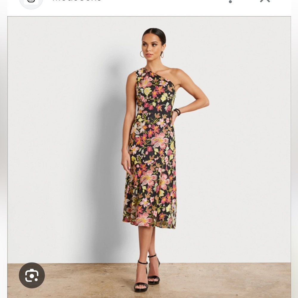 Sam Edelman - mesh embroidered dress